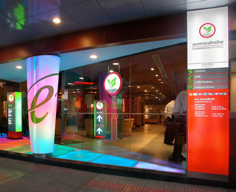 Kasikorn Bank Brand and Environmental Graphics